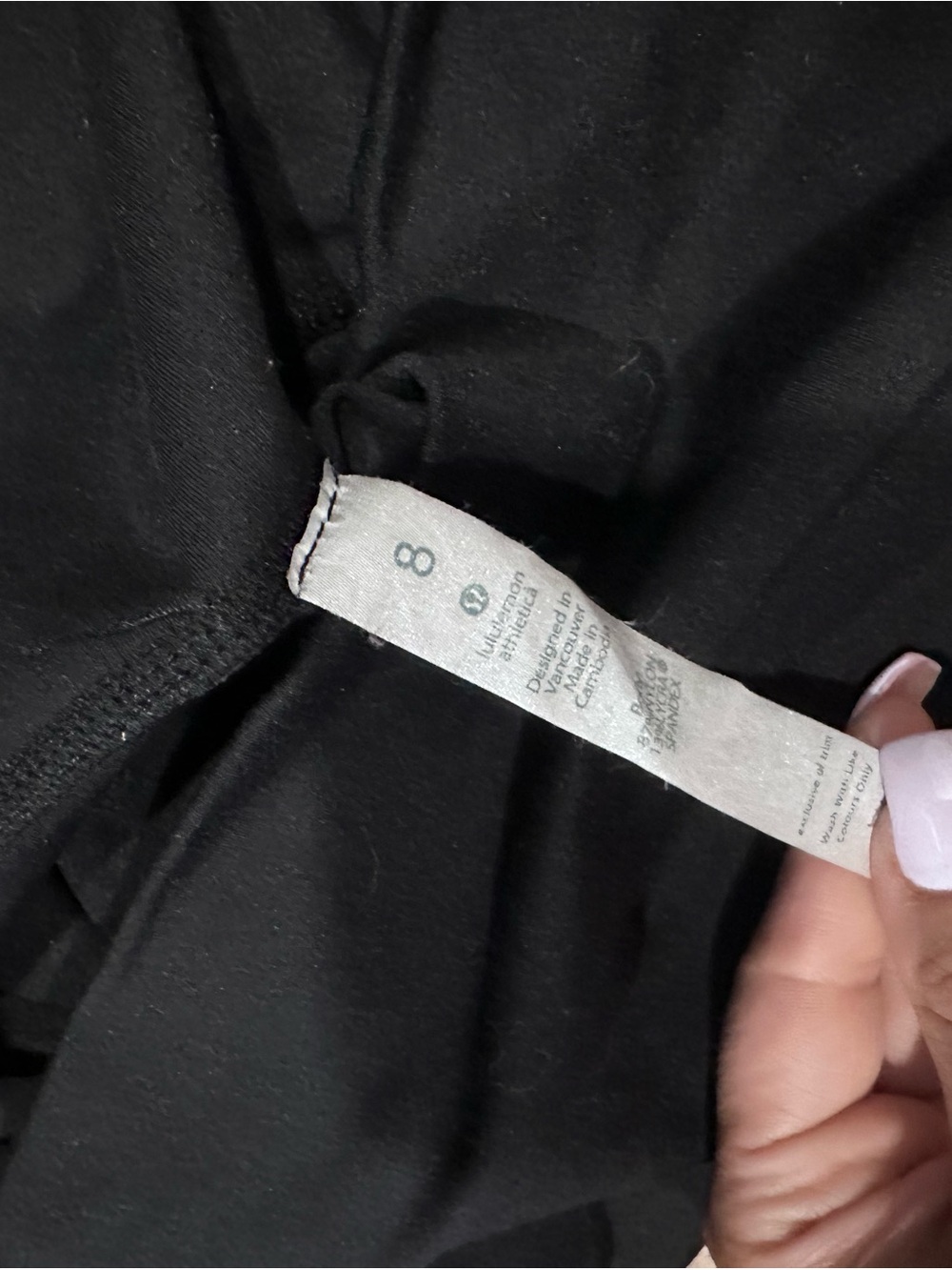 Lululemon Black High-Rise Bike Shorts - Picture 4 of 4